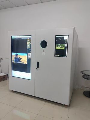 Calidad Supermercado Máquinas de reciclaje automático inverso para botellas de PET / latas de metal Cupón de recompensa / depósito digital Fábrica